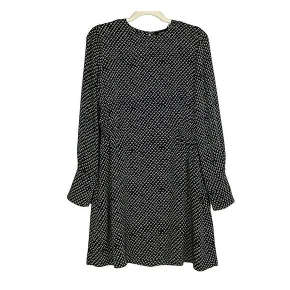 Theory Mini Lucillia Silk Dress, Size 6, Navy/White Print, Elegant Style #NWT - Picture 5 of 15